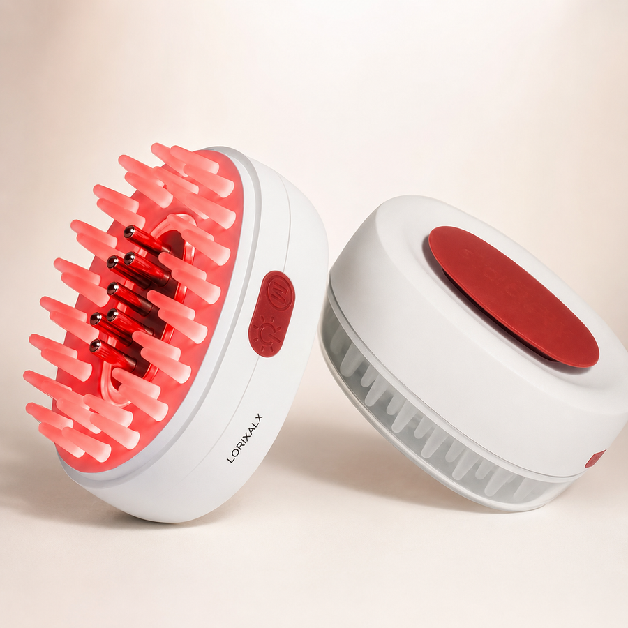 LORIX Glow 7 – מסרק אור ועיסוי חכם לקרקפת