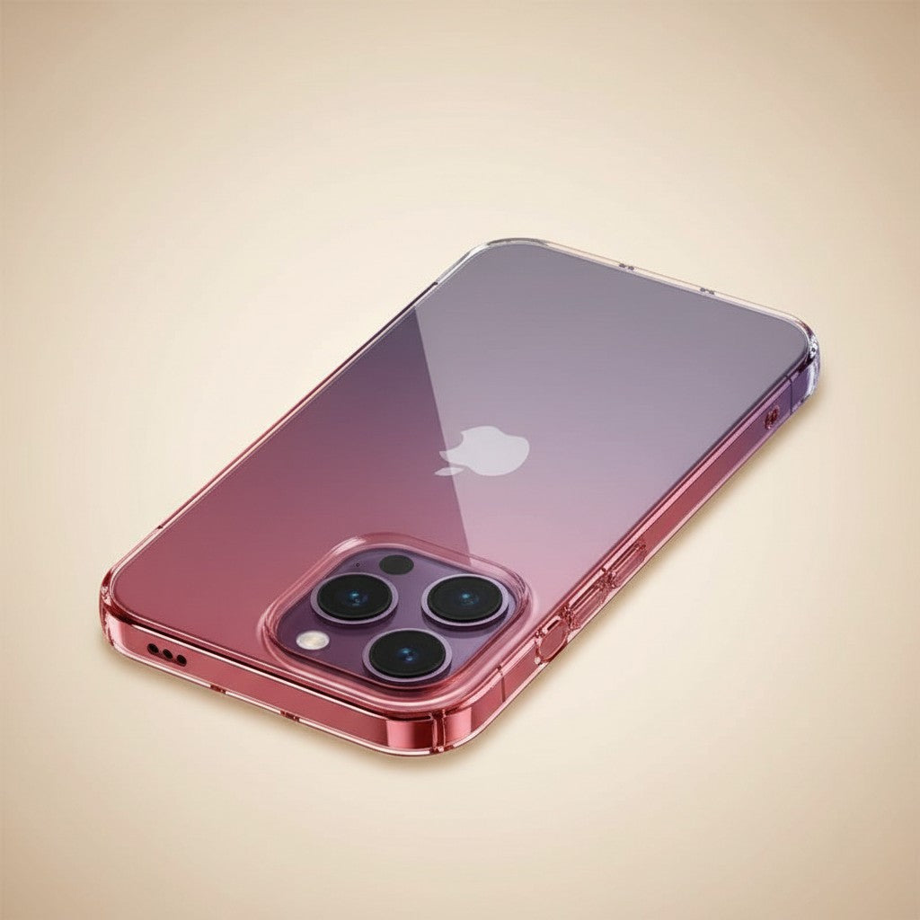 trylorixalx clear flexible iPhone case providing scratch protection while showcasing the original phone design